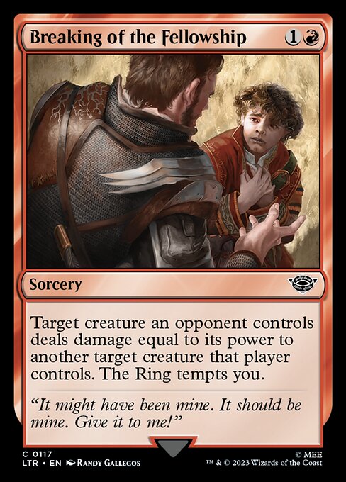 LTR: Breaking of the Fellowship