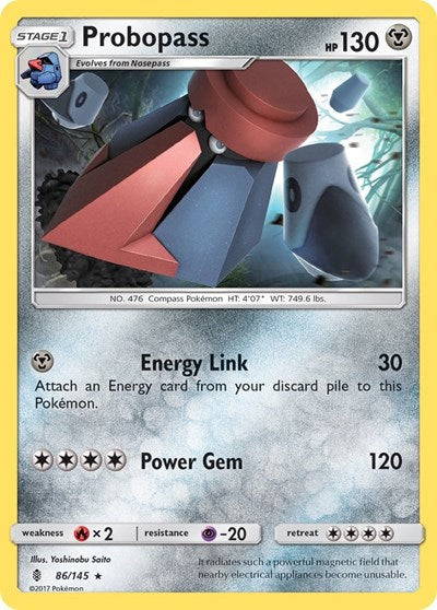 SM02: Probopass (Reverse Holofoil)
