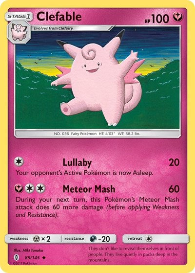 SM02: Clefable (Reverse Holofoil)