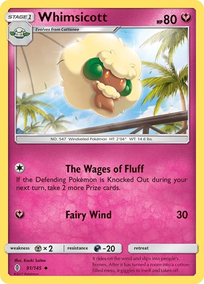SM02: Whimsicott (Reverse Holofoil)