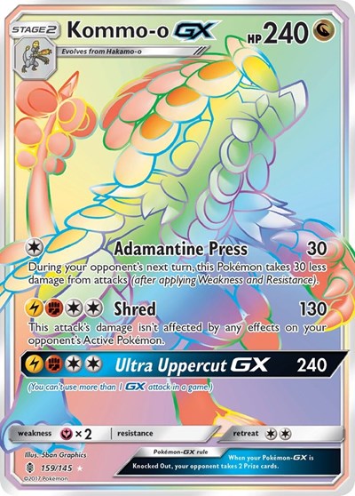 SM02: Kommo-o GX (Secret) (Holofoil)