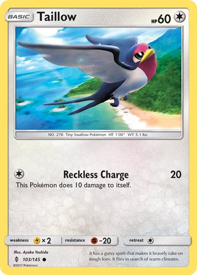 SM02: Taillow (Reverse Holofoil)