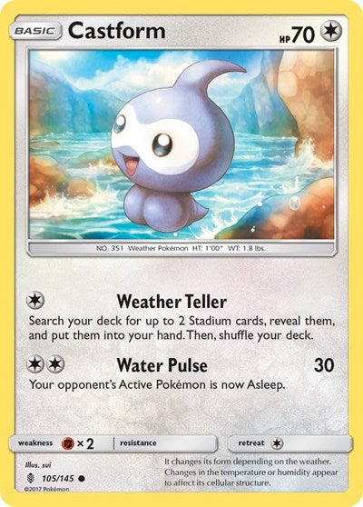 SM02: Castform (Reverse Holofoil)