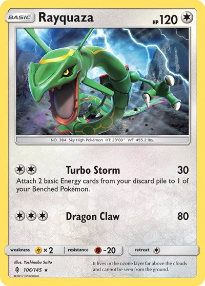 SM02: Rayquaza (Reverse Holofoil)