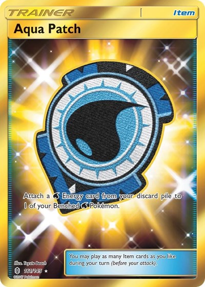 SM02: Aqua Patch (Secret) (Holofoil)