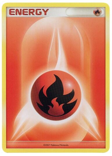 PR: Fire Energy (2007 Unnumbered D/P Style Non-Holo)