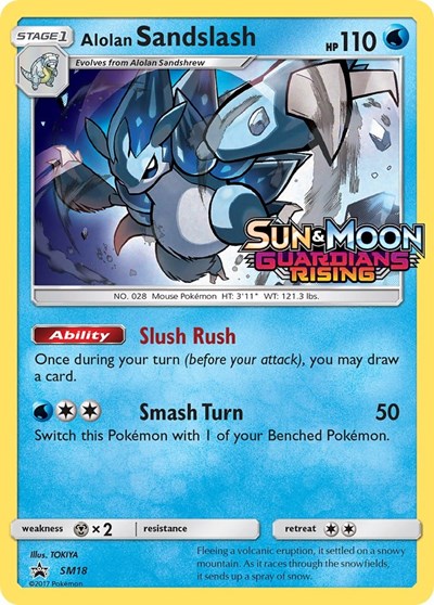 SMP: Alolan Sandslash - SM18 (Prerelease) (Holofoil)