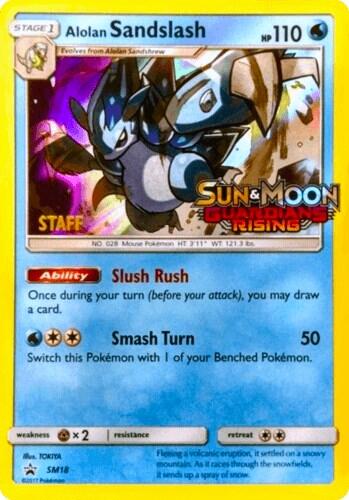 SMP: Alolan Sandslash - SM18 (Prerelease) [Staff] (Holofoil)