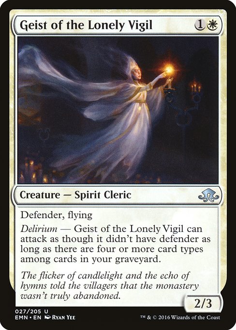 EMN: Geist of the Lonely Vigil (Foil)