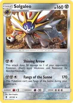 PR: Solgaleo - 87/145 (SM Guardians Rising) (Holofoil)