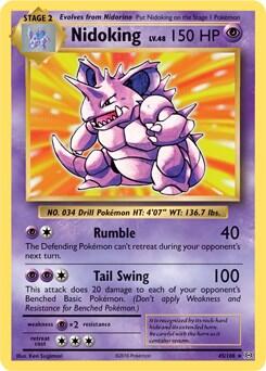 PR: Nidoking - 45/108 (XY Evolutions)