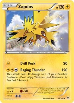 PR: Zapdos - 23/108 (XY Roaring Skies) (Holofoil)
