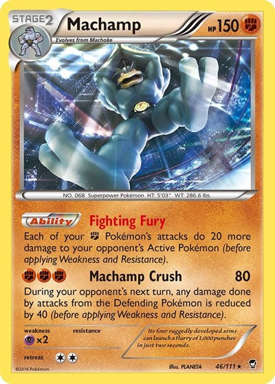 PR: Machamp - 46/111 (XY Furious Fists)
