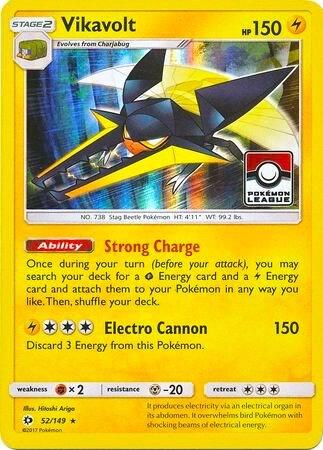PR: Vikavolt - 52/149 (Pokemon League) (Holofoil)