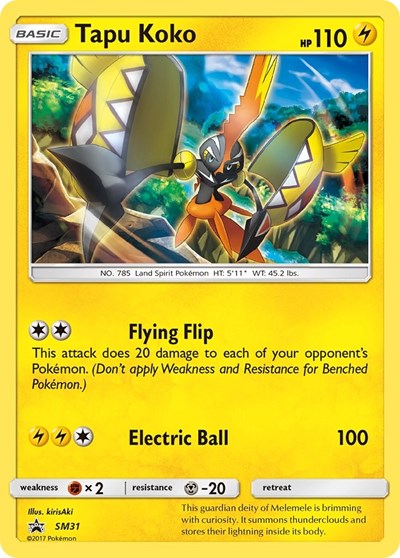 SMP: Tapu Koko - SM31 (Holofoil)
