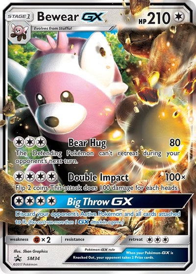 SMP: Bewear GX - SM34 (Holofoil)