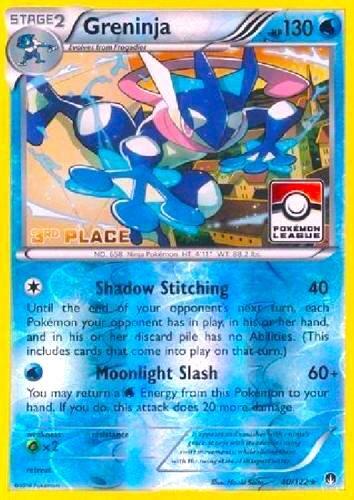 PR: Greninja - 40/122 (Pokemon League) [3rd Place] (Reverse Holofoil)