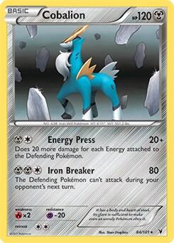 PR: Cobalion - 84/101 (Battle Arena Deck Exclusive)