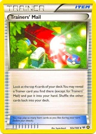 PR: Trainers' Mail - 92a/108 (Non-Holo)