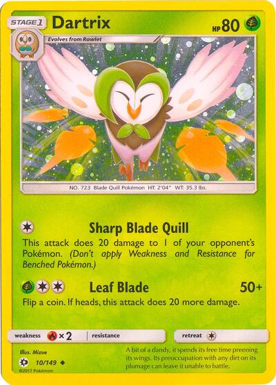 BLE: Dartrix - 10/149 (Cosmos Holo) (Holofoil)