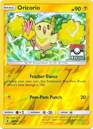 PR: Oricorio - 46/145 (Pokemon League) (Reverse Holofoil)