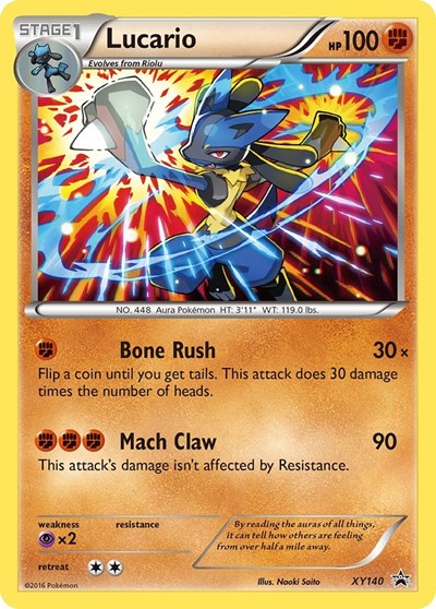 PR: Lucario - XY140 (Holofoil)