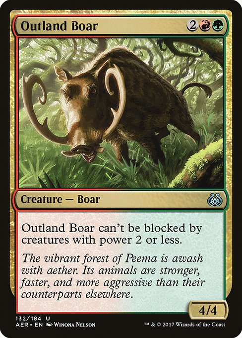 AER: Outland Boar (Foil)