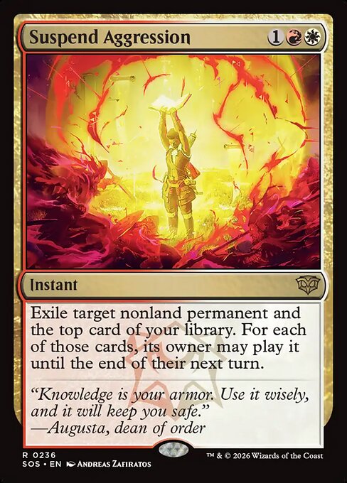SOS: Suspend Aggression