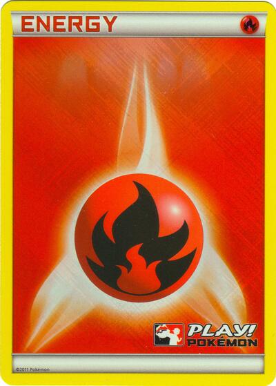 PR: Fire Energy (2011 Play! Pokemon) (Holofoil)
