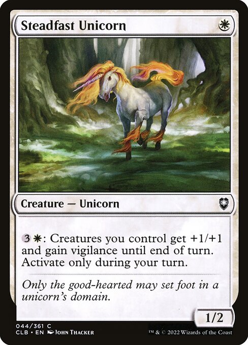 CLB: Steadfast Unicorn