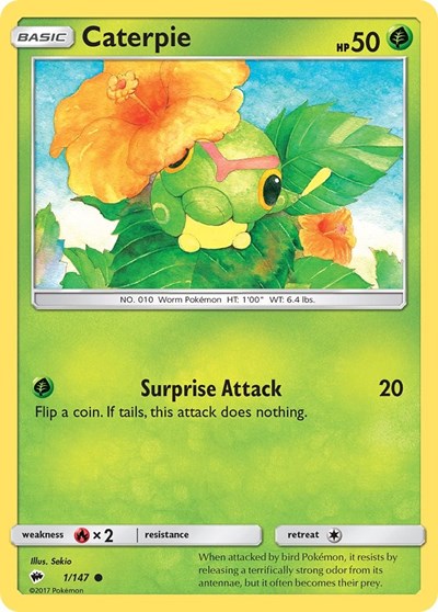 SM03: Caterpie (Reverse Holofoil)