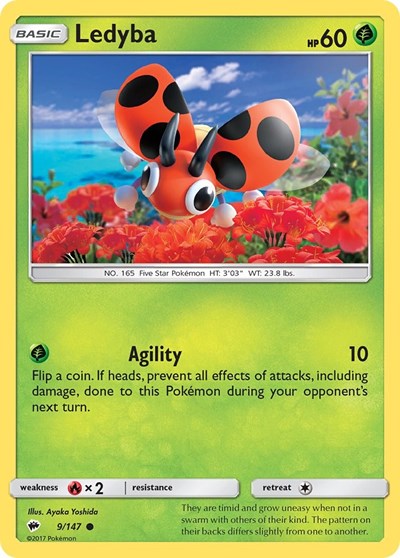 SM03: Ledyba (Reverse Holofoil)