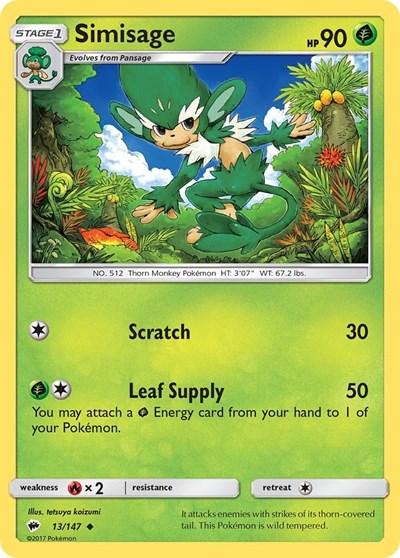 SM03: Simisage (Reverse Holofoil)
