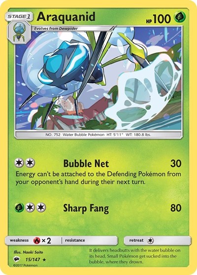 SM03: Araquanid (Reverse Holofoil)