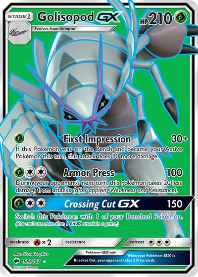 SM03: Golisopod GX (Full Art) (Holofoil)