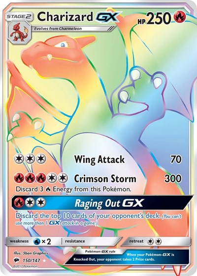 SM03: Charizard GX (Secret) (Holofoil)