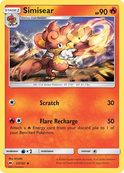 SM03: Simisear (Reverse Holofoil)