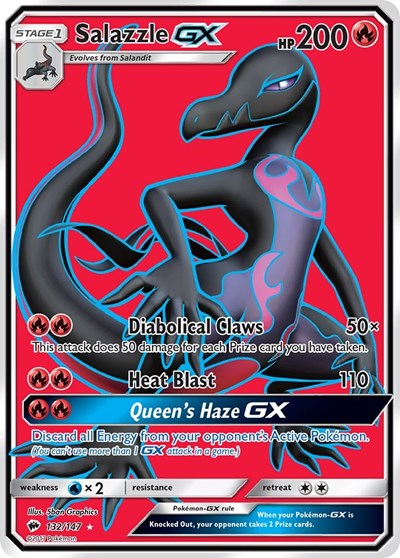 SM03: Salazzle GX (Full Art) (Holofoil)
