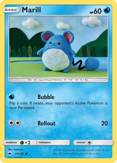 SM03: Marill (Reverse Holofoil)