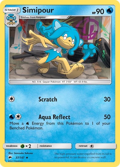 SM03: Simipour (Reverse Holofoil)