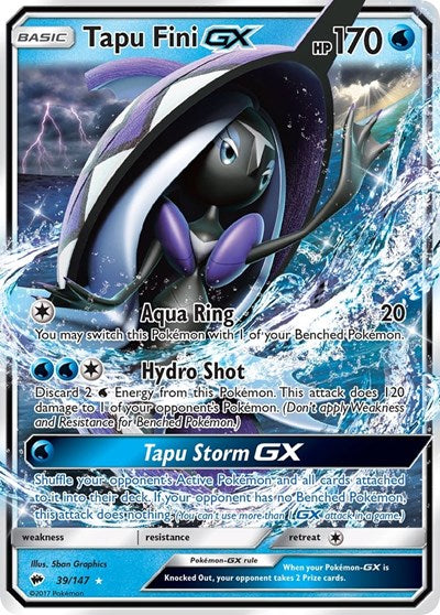 SM03: Tapu Fini GX (Holofoil)