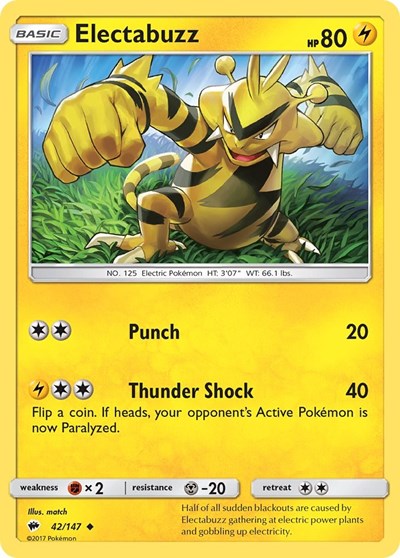 SM03: Electabuzz (Reverse Holofoil)