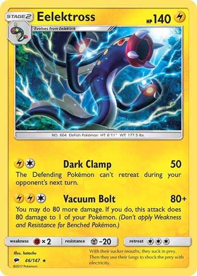 SM03: Eelektross (Reverse Holofoil)