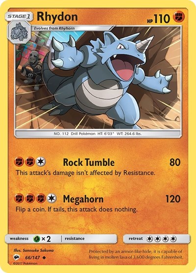 SM03: Rhydon (Reverse Holofoil)