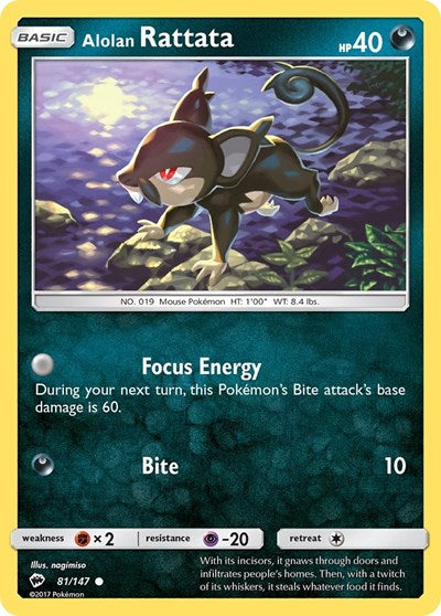 SM03: Alolan Rattata (Reverse Holofoil)