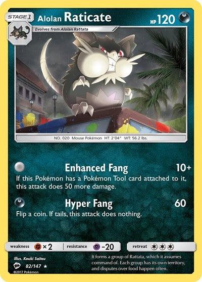 SM03: Alolan Raticate (Reverse Holofoil)