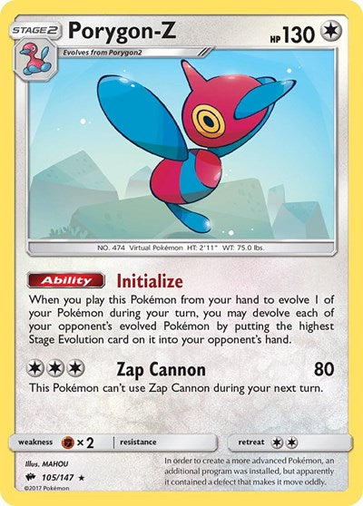 SM03: Porygon-Z (Reverse Holofoil)