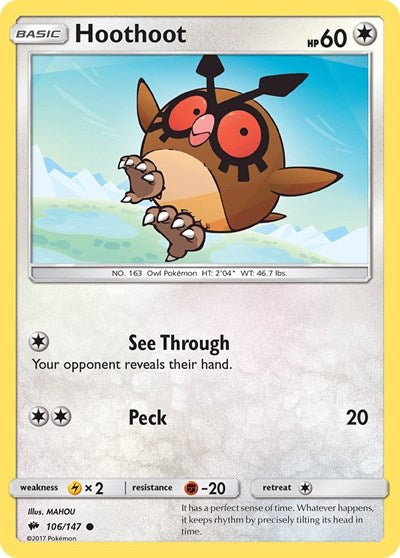 SM03: Hoothoot (Reverse Holofoil)