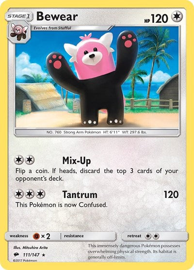 SM03: Bewear (Reverse Holofoil)