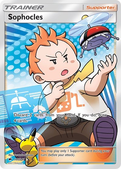 SM03: Sophocles (Full Art) (Holofoil)